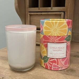 Citrus Peach Sangria Candle New 12 oz